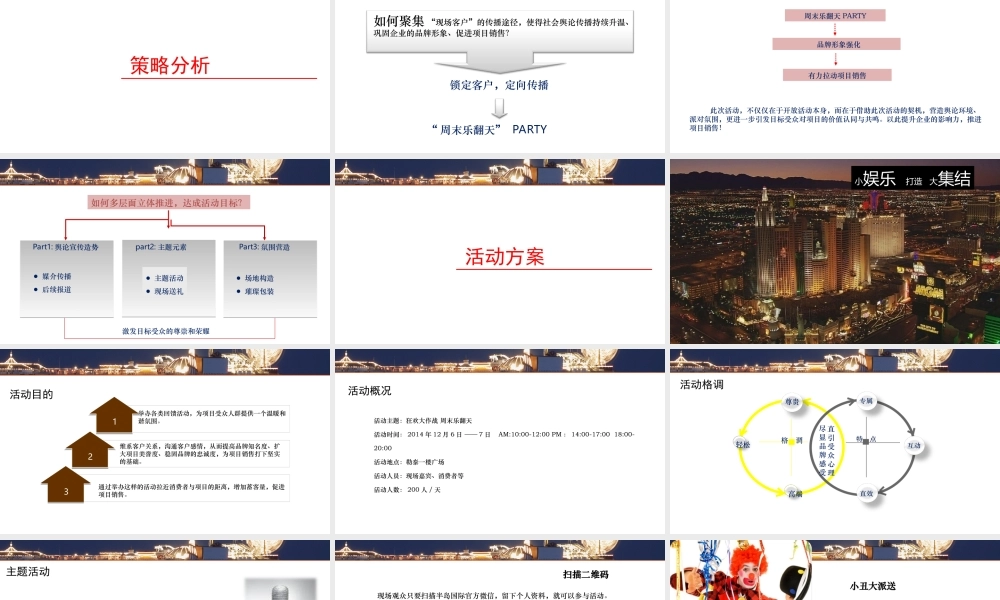 小型地产商场推介会活动方案