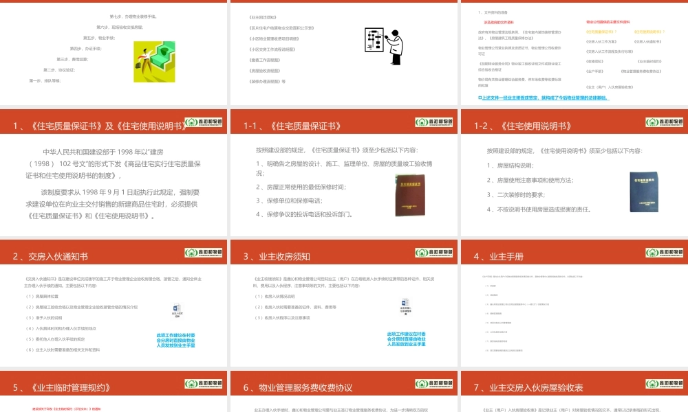 物业交房流程说明