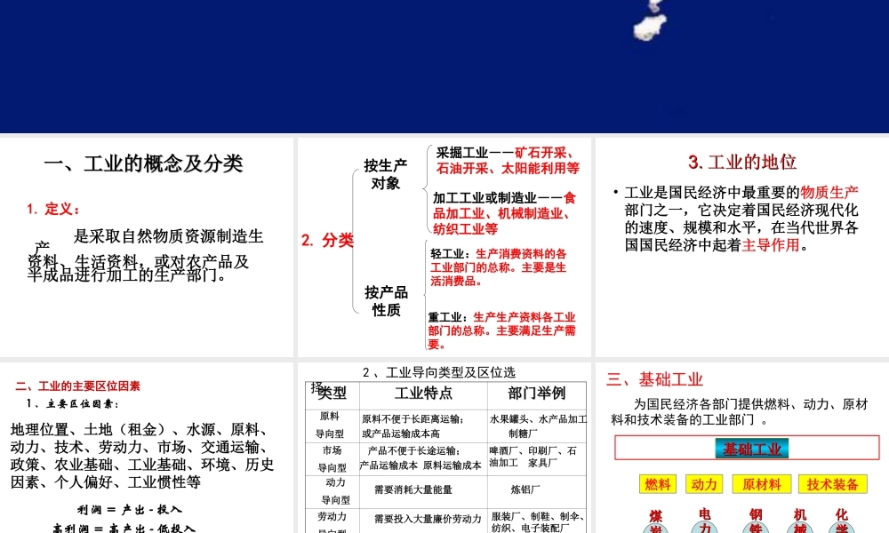 中国的工业(共77张) (共77张PPT)