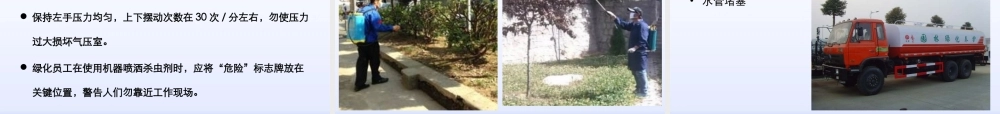 绿化安全作业培训