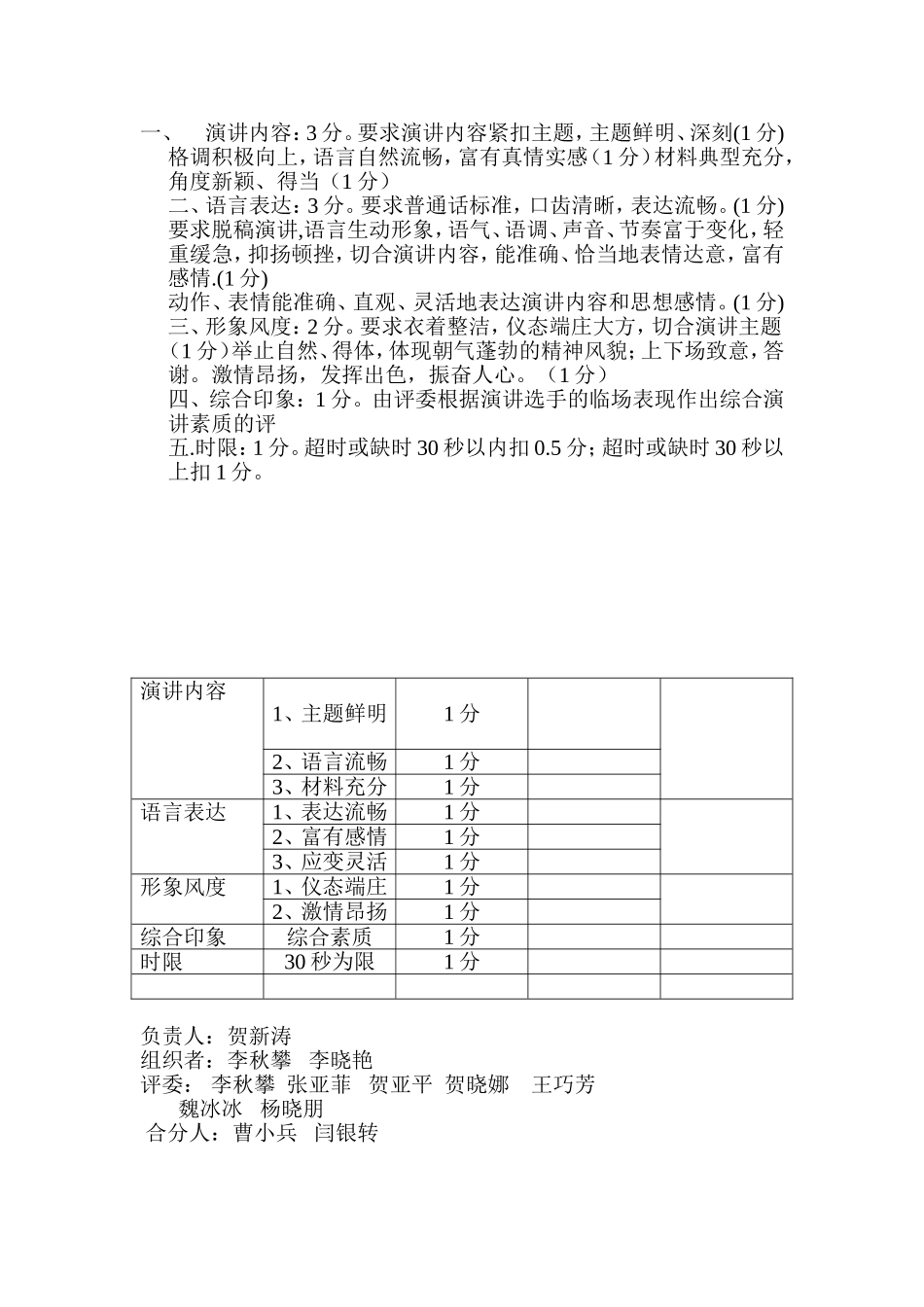 演讲比赛方案_第1页