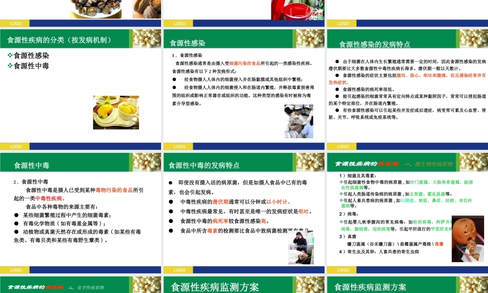 食源性疾病监测培训-课件