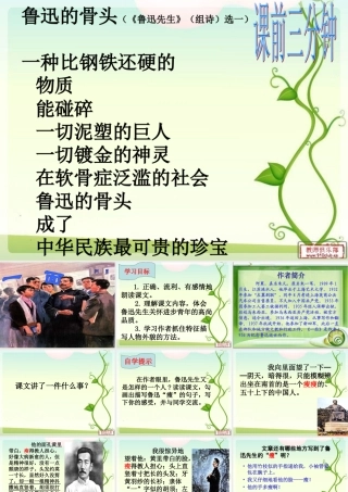 小学语文六年级上册《一面》