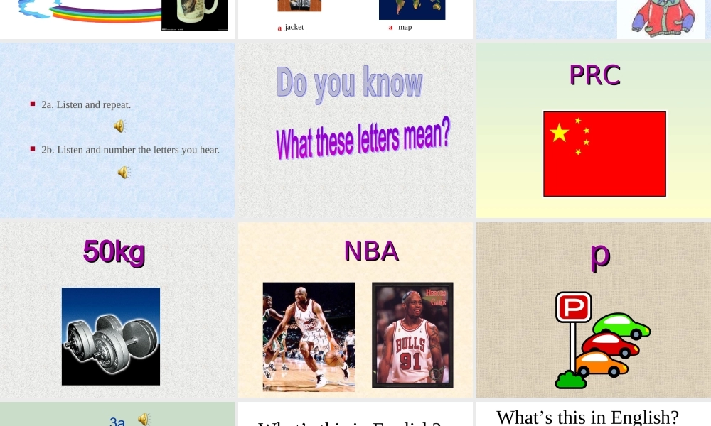 2012年新目标七年级英语Starter2