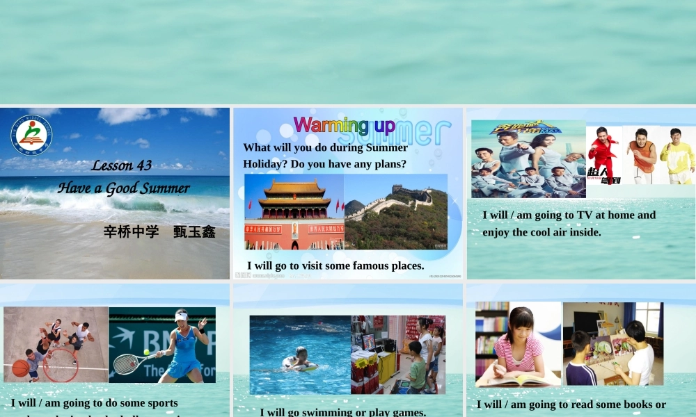 Lesson43HaveaGoodSummer!