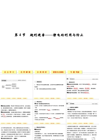 第四节趋利避害——静电的利用与防止