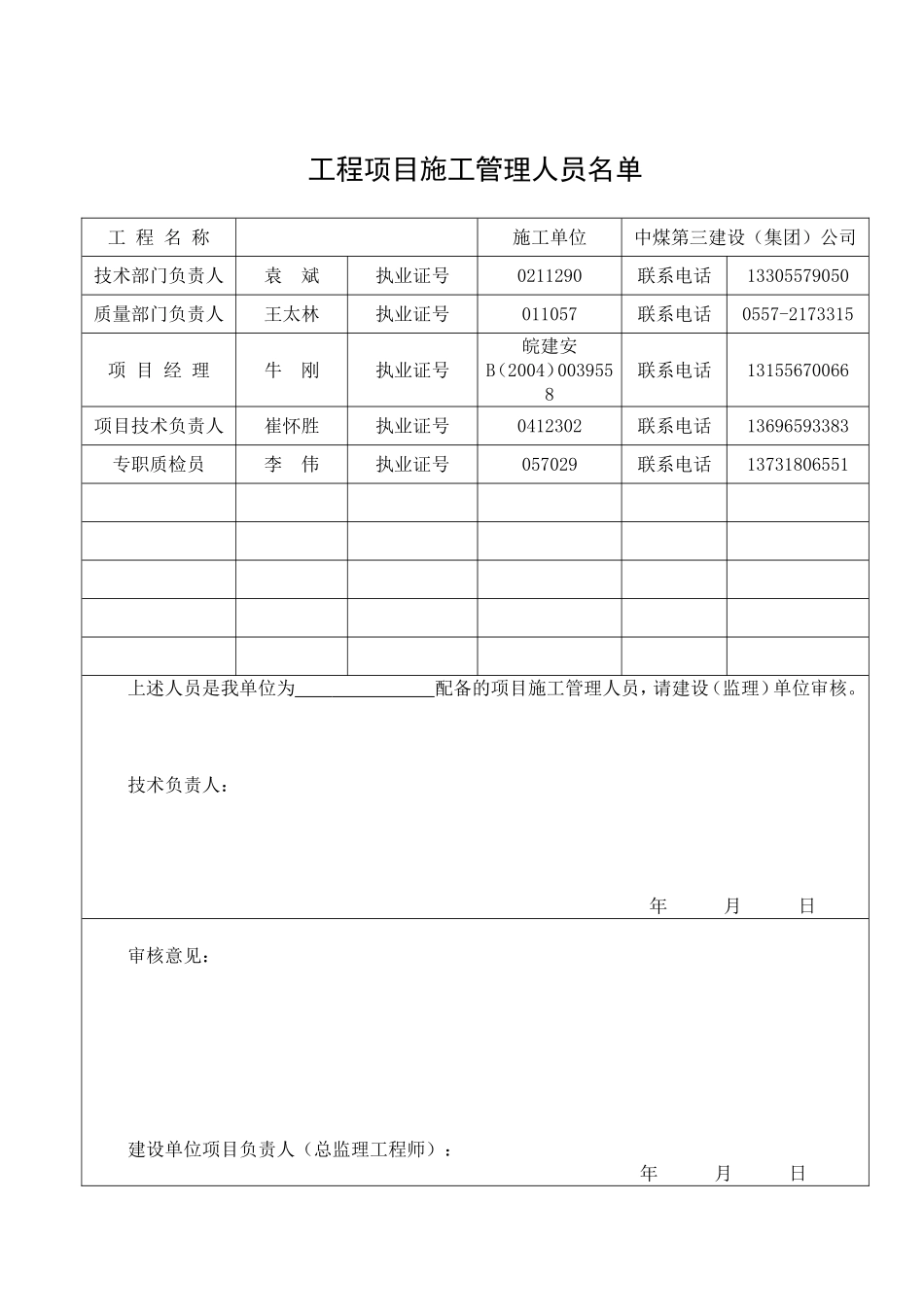 工程竣工资料范本(整套)_第3页