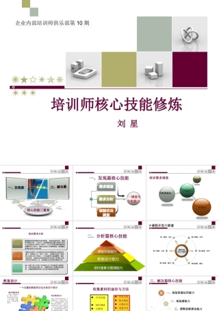 培训师的核心技能