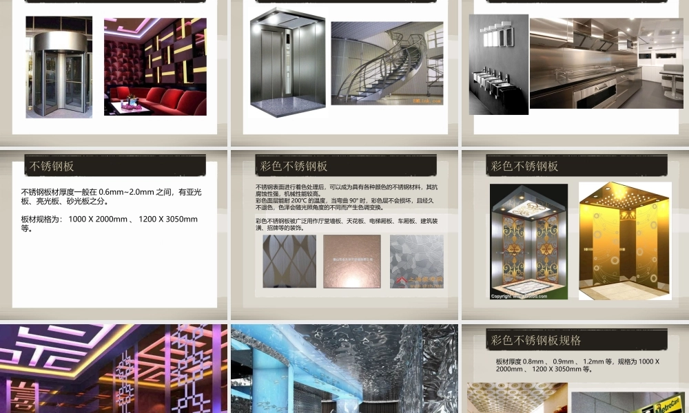 装饰材料学 金属装饰材料