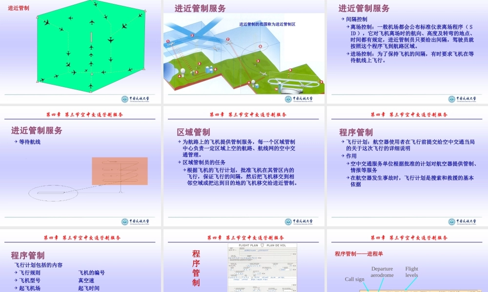 民航概论--交通运输之空中交通管制服务