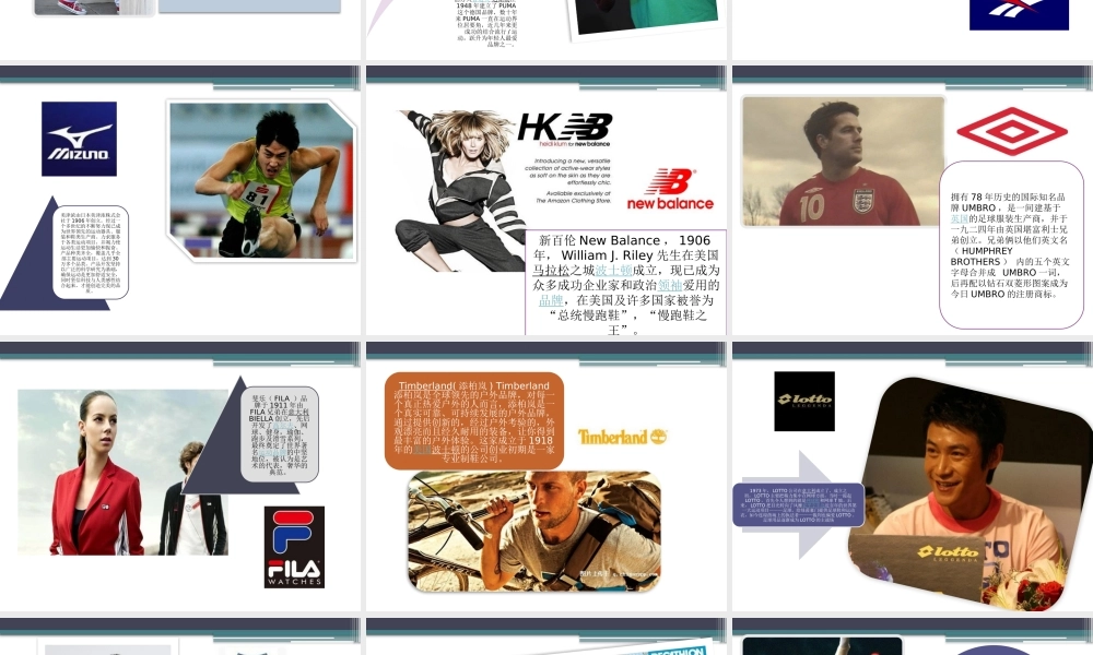 服装品牌及LOGO大全(运动系列)