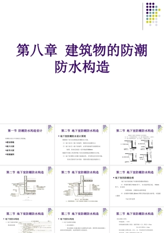建筑物的防潮防水构造pps