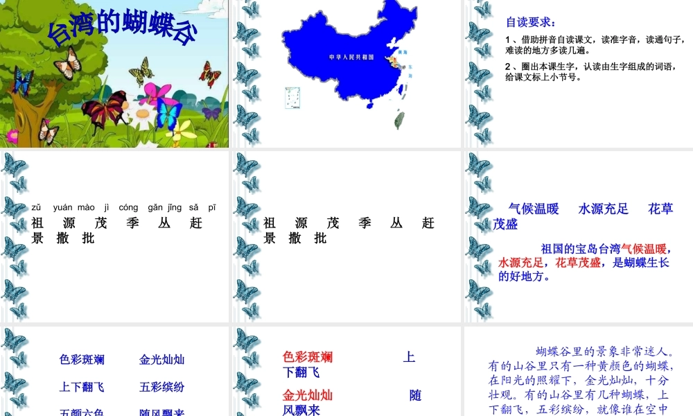 《台湾的蝴蝶谷》