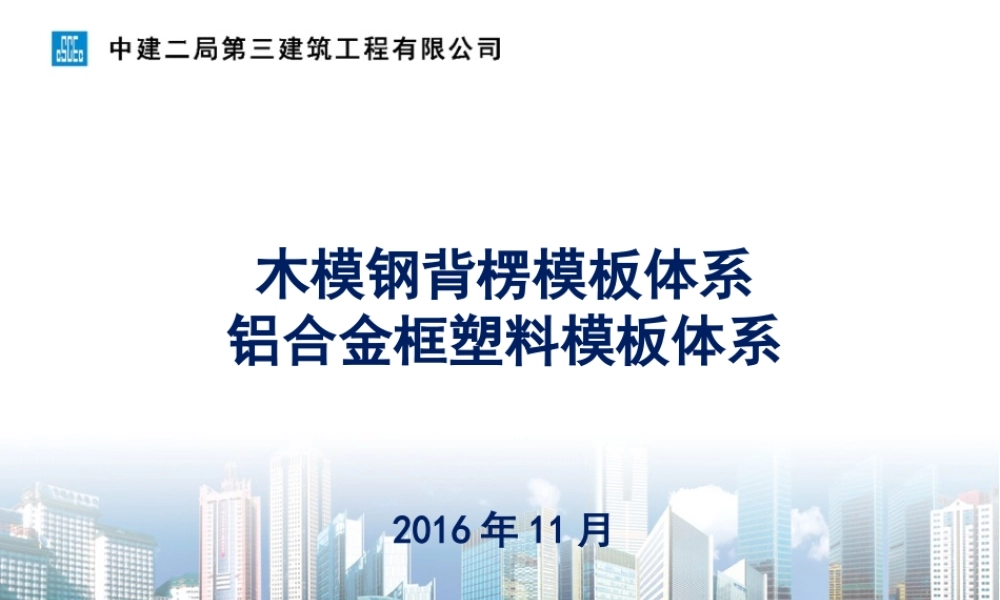 塑料模板和钢背楞(姜新)