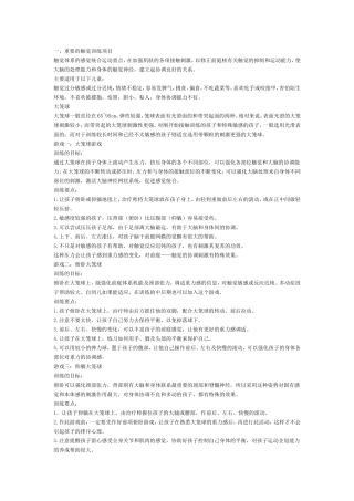 儿童感觉统合训练实用手册