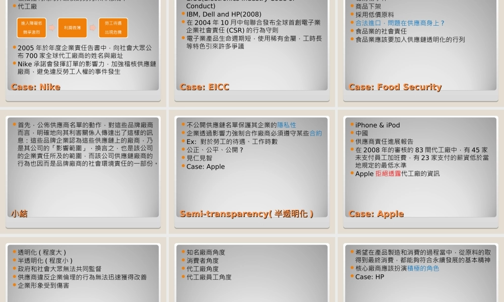 供应链透明化与稽核