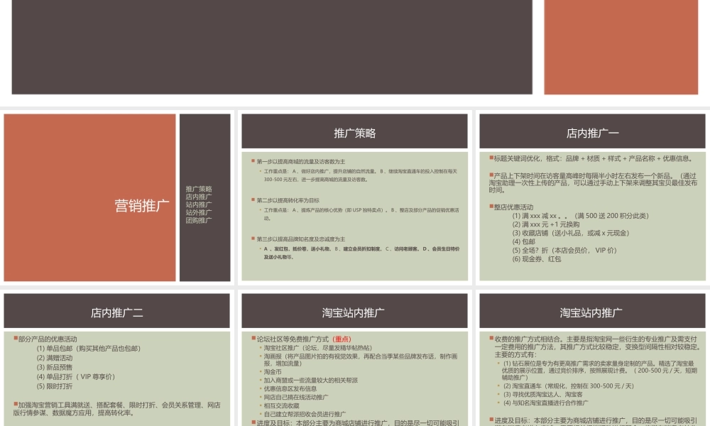 天猫品牌运营计划