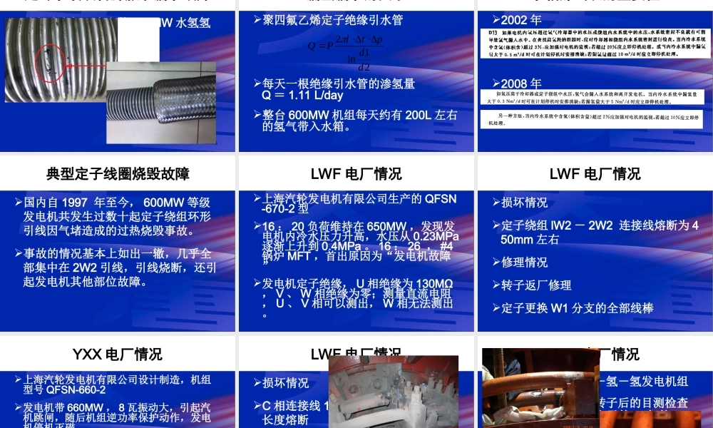 发电机典型故障分析与处理