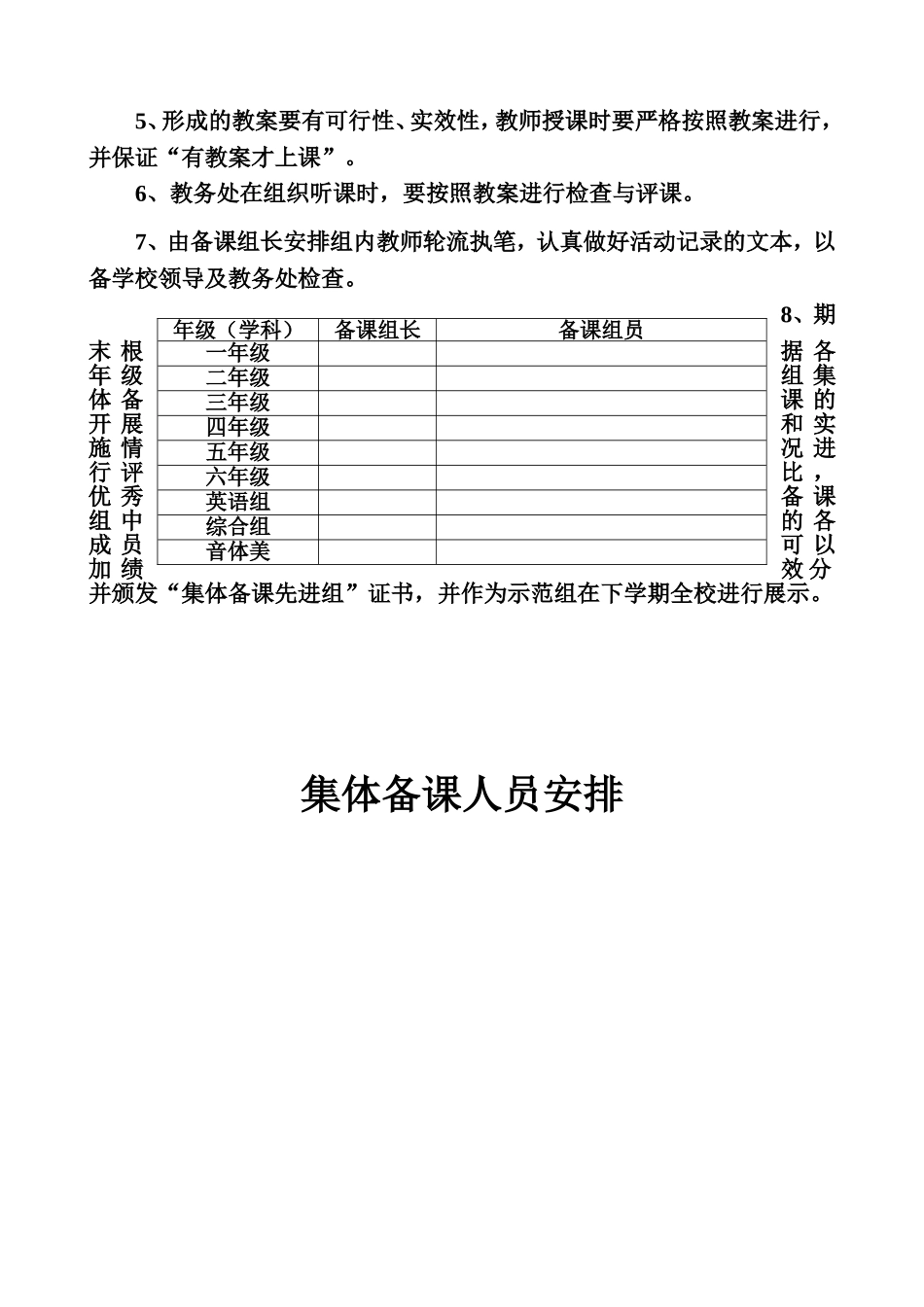 小学集体备课记录表_第3页