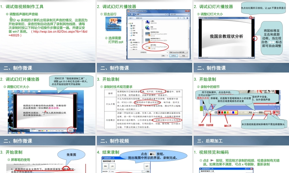 微视频制作培训