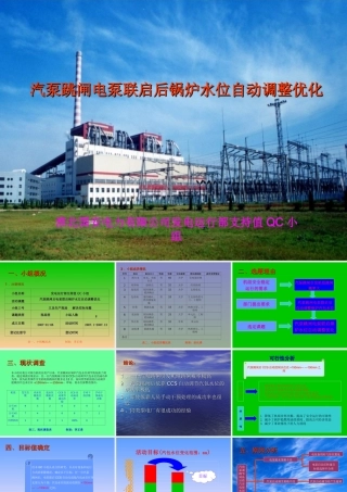 汽泵跳闸后电泵联启锅炉水位自动调整优化QC