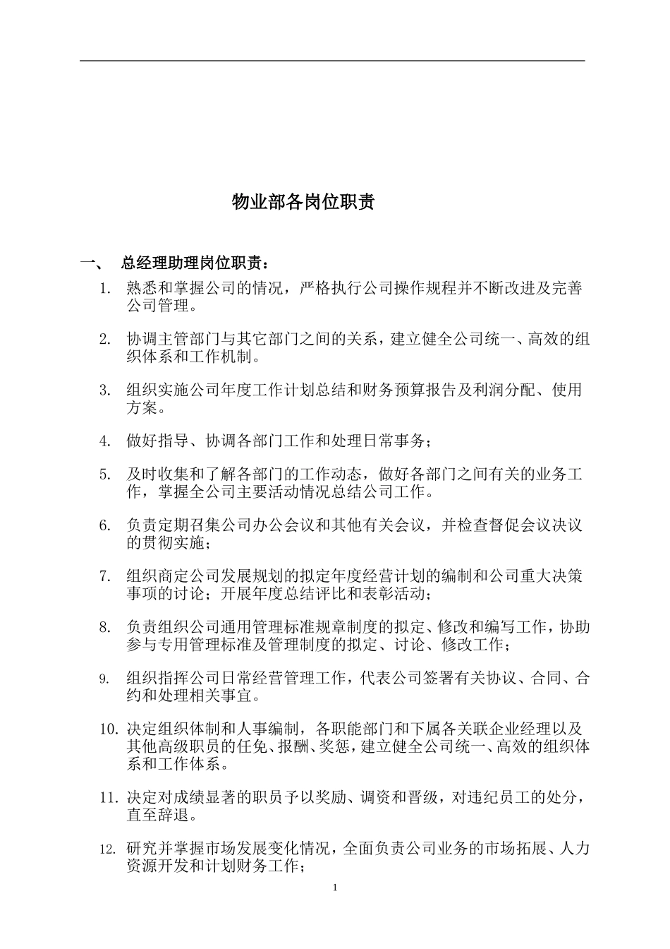 物业岗位职责及权利_第2页