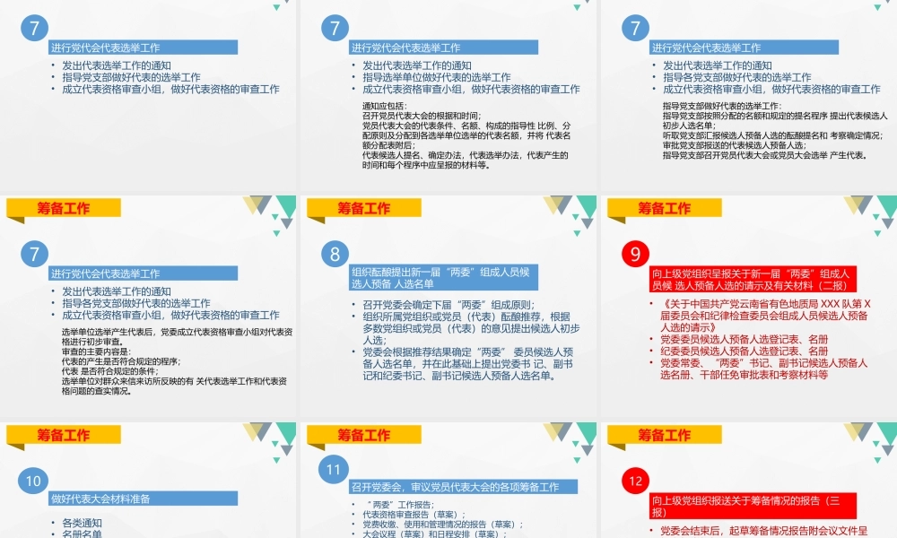 基层党组织换届选举讲座(带备注)