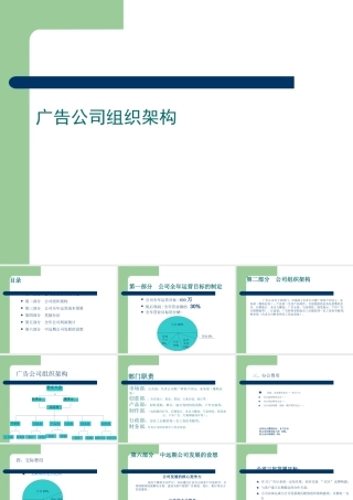 广告公司组织架构
