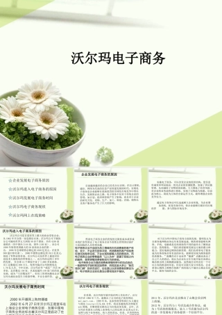 沃尔玛进入电商的原因时间与现状