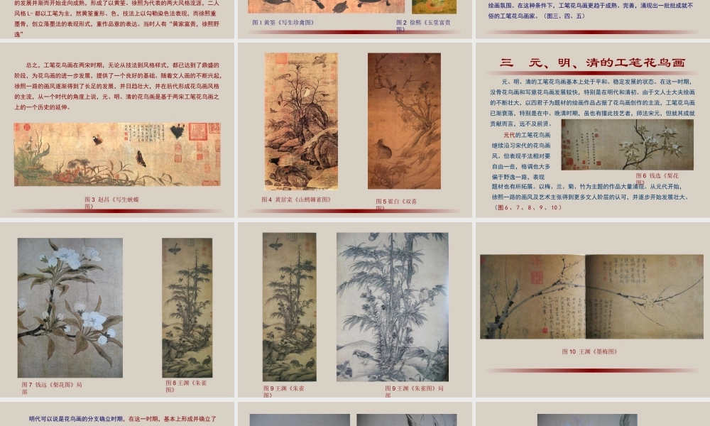 中国工笔花鸟画