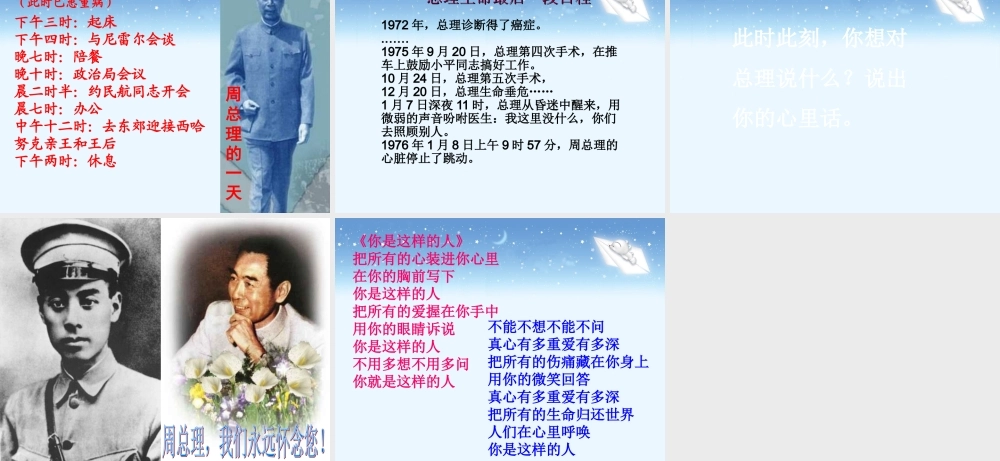 《一夜的工作》教学课件