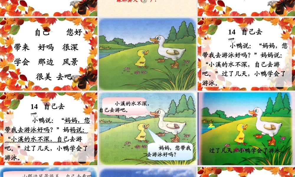 14自己去吧