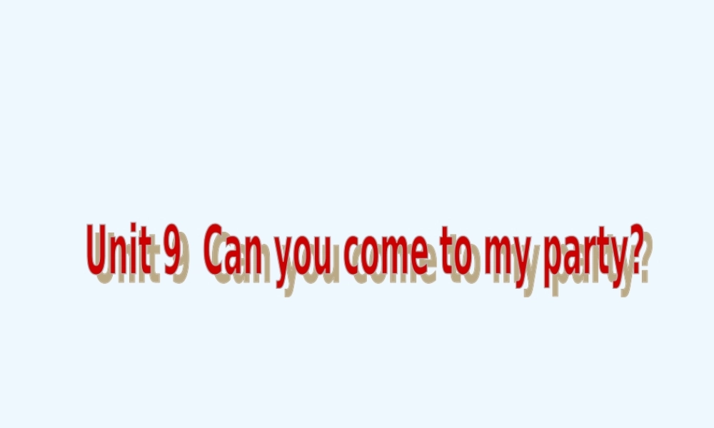 2013-2014学年八年级英语上册Unit-9复习题及答案