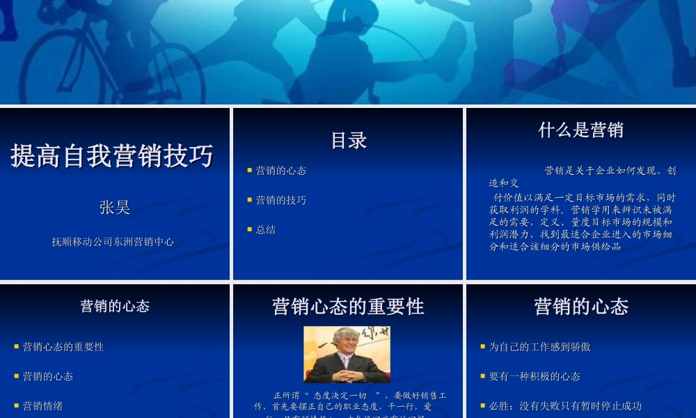 提高自我营销技巧培训