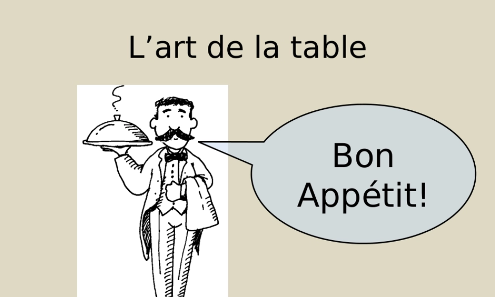 L'art-de-la-table