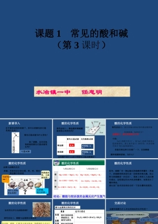 《常见的酸和碱》教学课件(第3课时)