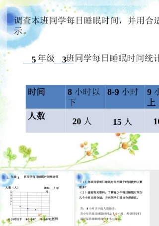 每日睡眠时间-折线统计图(2)