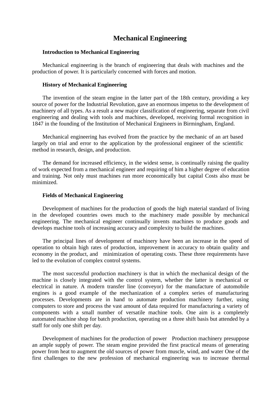 机械设计毕业设计翻译_第1页