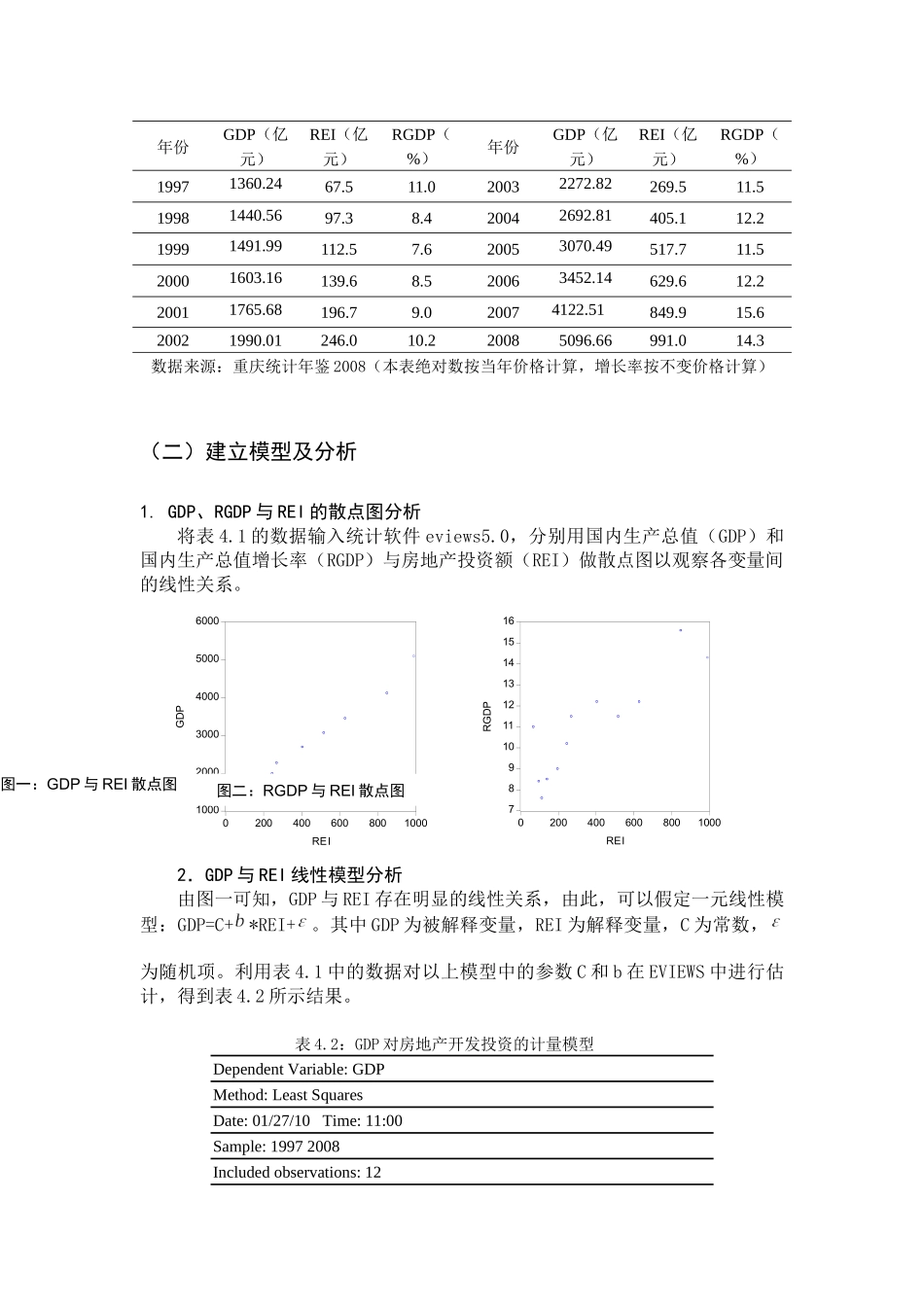 重庆经济增长与房地产业发展关系研究_第3页