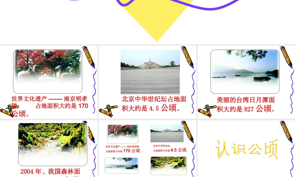 小学人教四年级数学平方米和平方千米