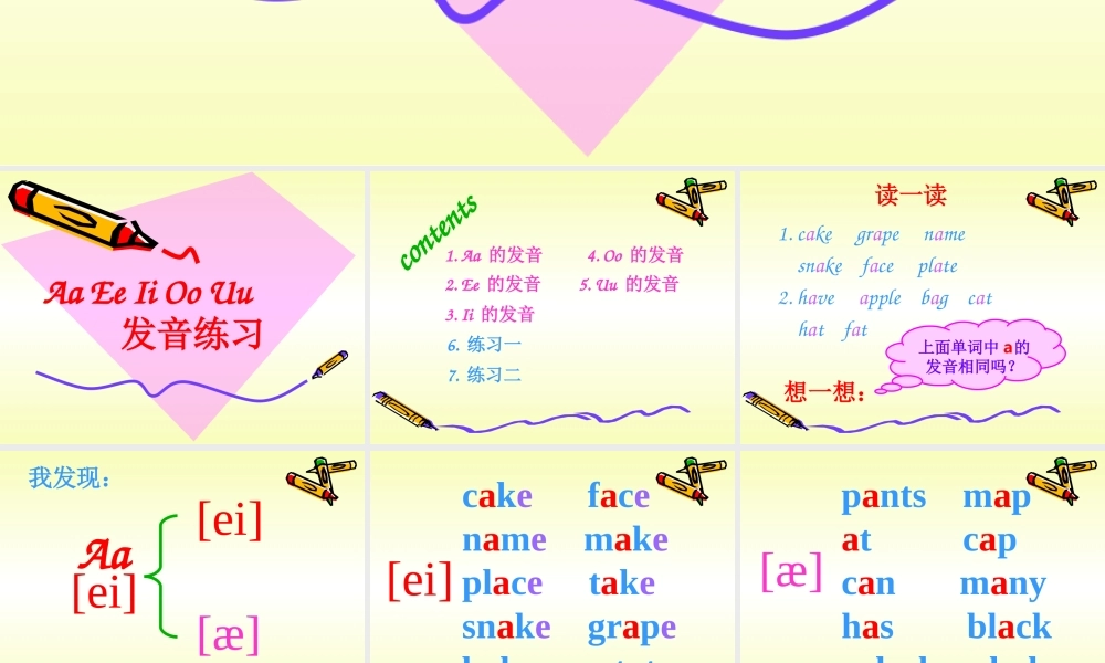 经典-小学英语音标教学课件