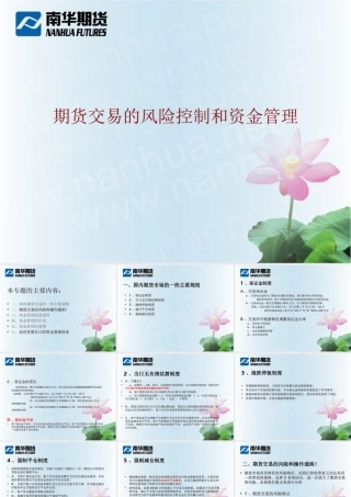 期货资金管理和风险控制.孙道臣ppt