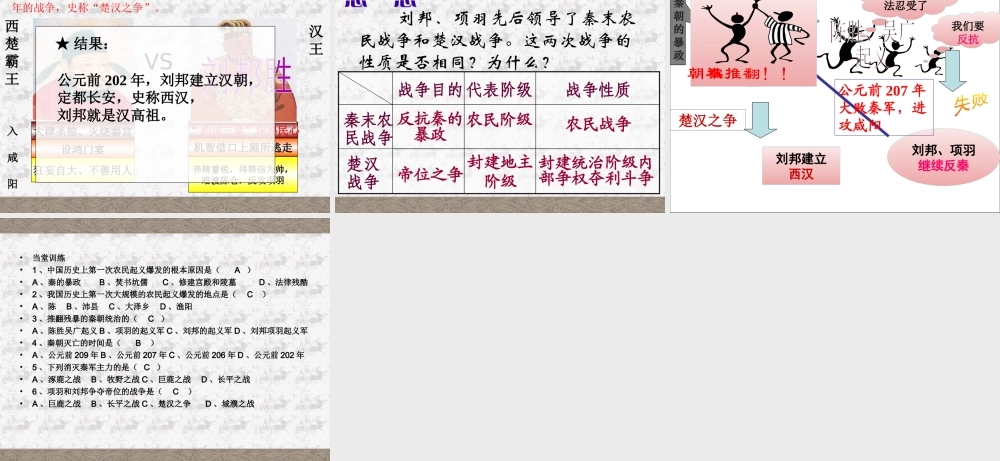 第11课“伐无道诛暴秦”(课件)