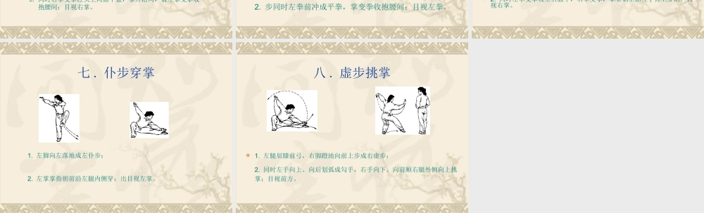 武术基本功初学套路五步拳图文规范教程