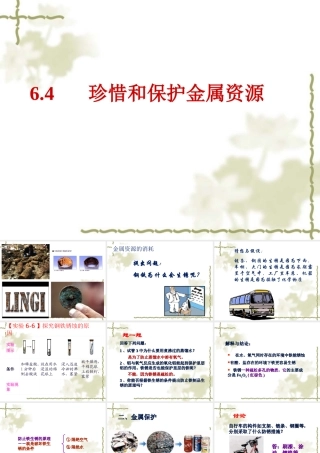 6.4珍惜和保护金属资源-(2)