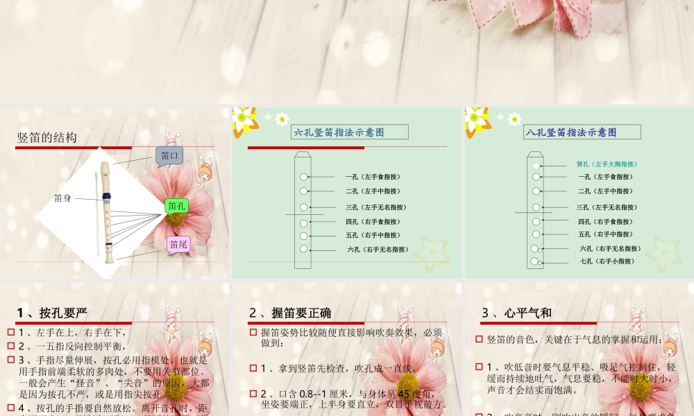 (演奏)吹竖笛