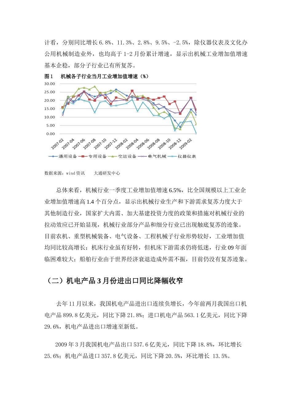 机械板块4月份继续跑赢大盘_第3页