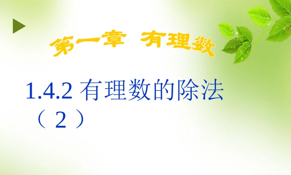 《有理数的除法》课件.4