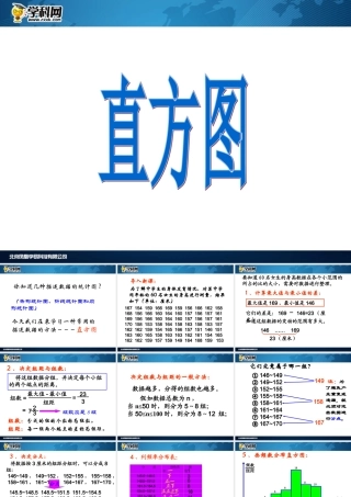 [名校联盟]江西省吉安县油田中学七年级数学下册《102直方图》课件
