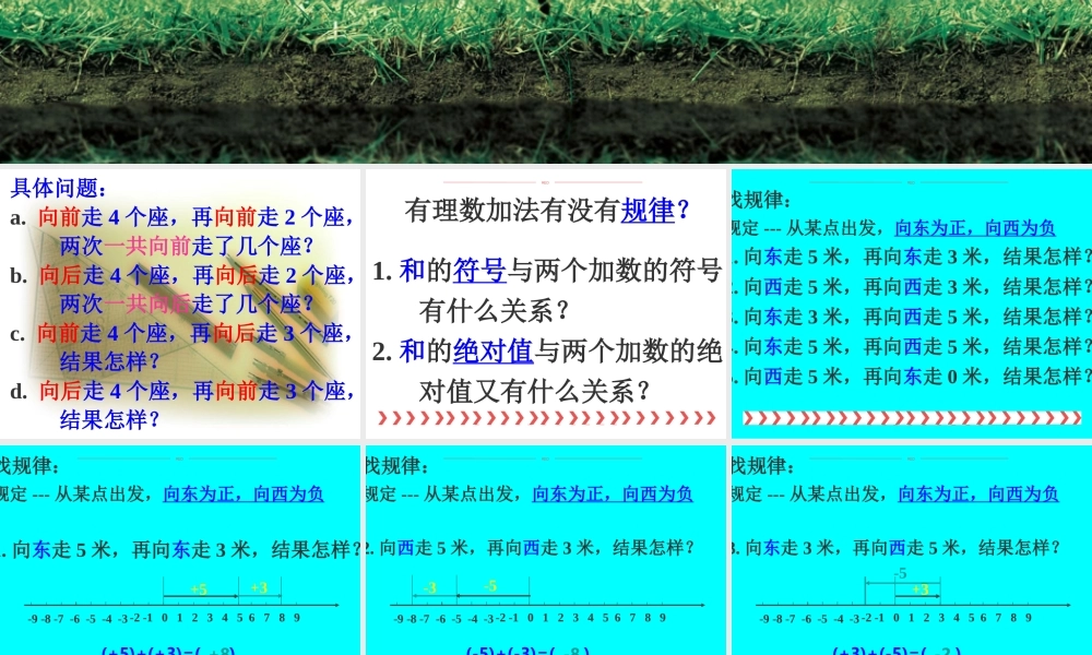 有理数的加减法课件